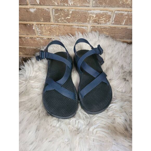 Chaco Z1Classic Sandals, Navy, Women's 10 - Picture 2 of 5